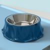 Pet Cat Dog Bowl For Food And Water, Stainless Steel Pet Feeding Bowl